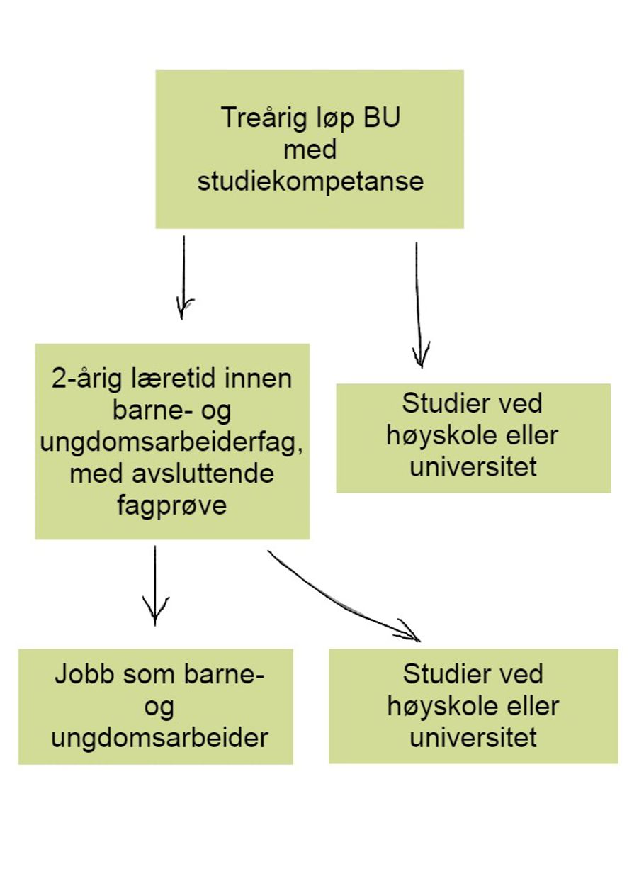 Alternative veier ved dette utdanningsløpet