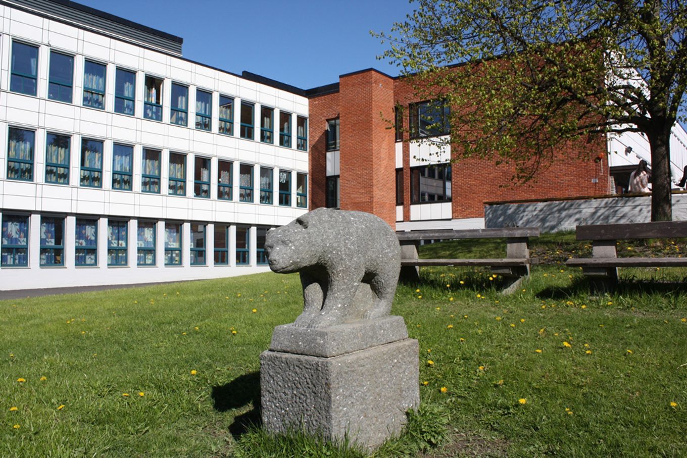 Bilde av skolen