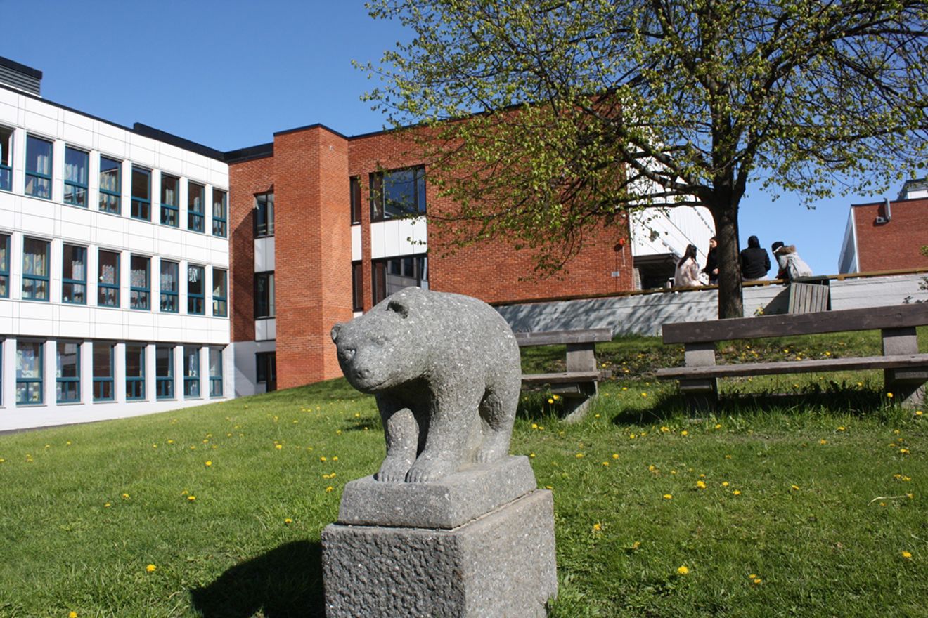 Bilde av skolen