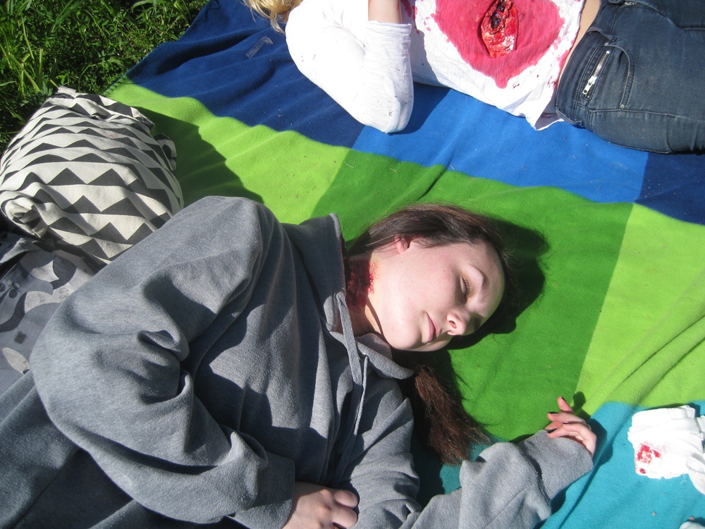 Førstehjelpskurs skadede elever