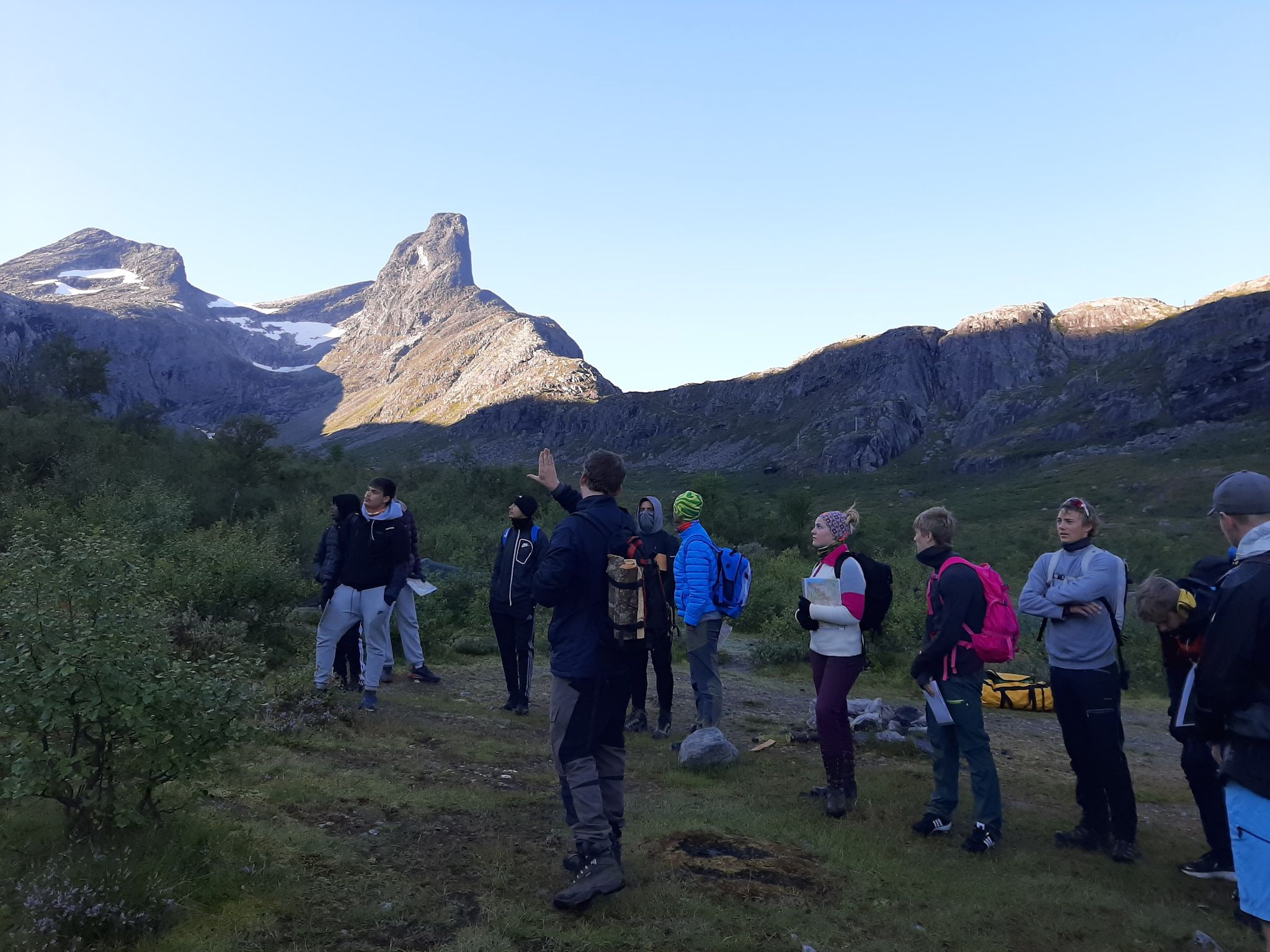 Elever på tur i Romsdalen