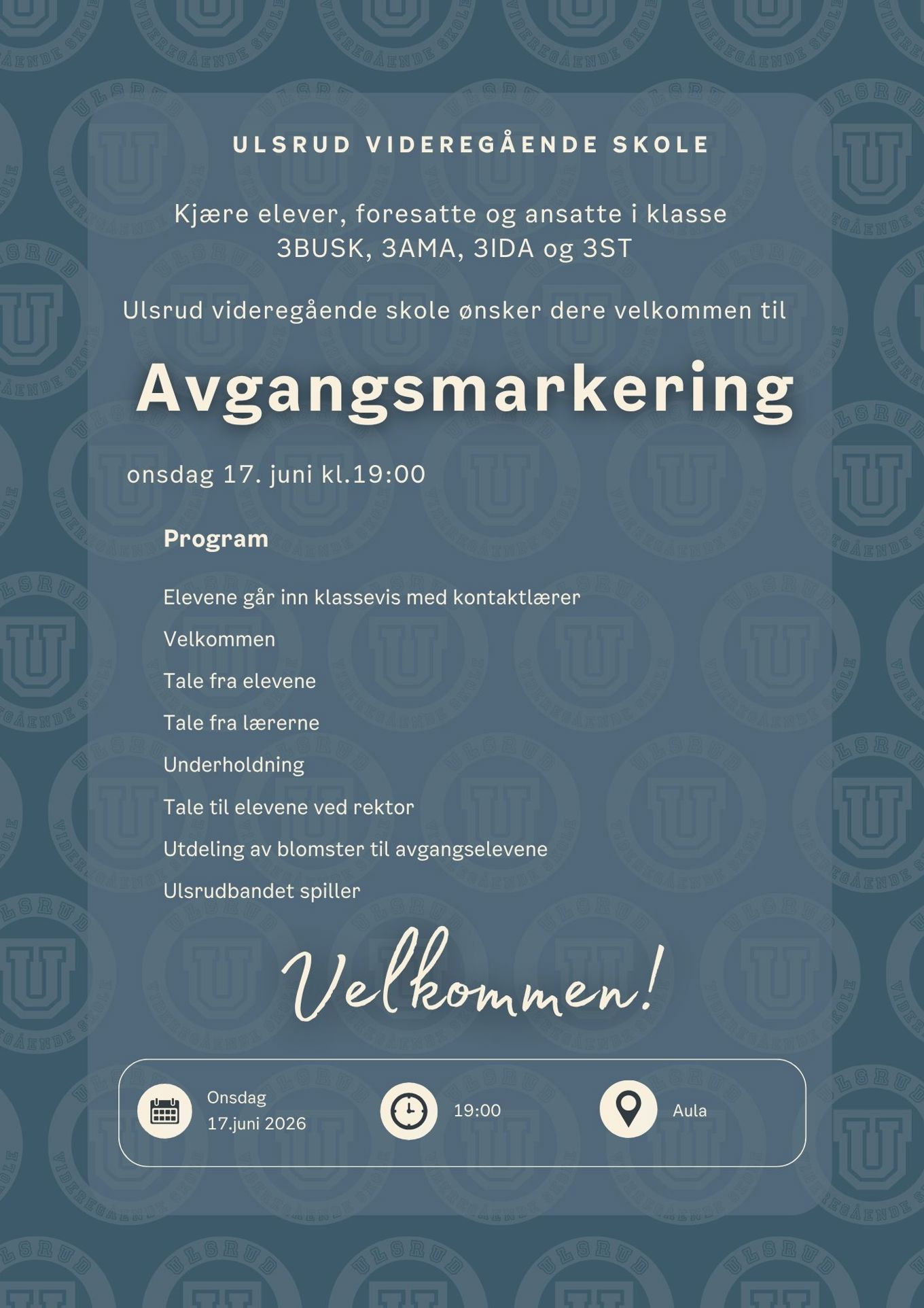 Skoleavslutningsprogram