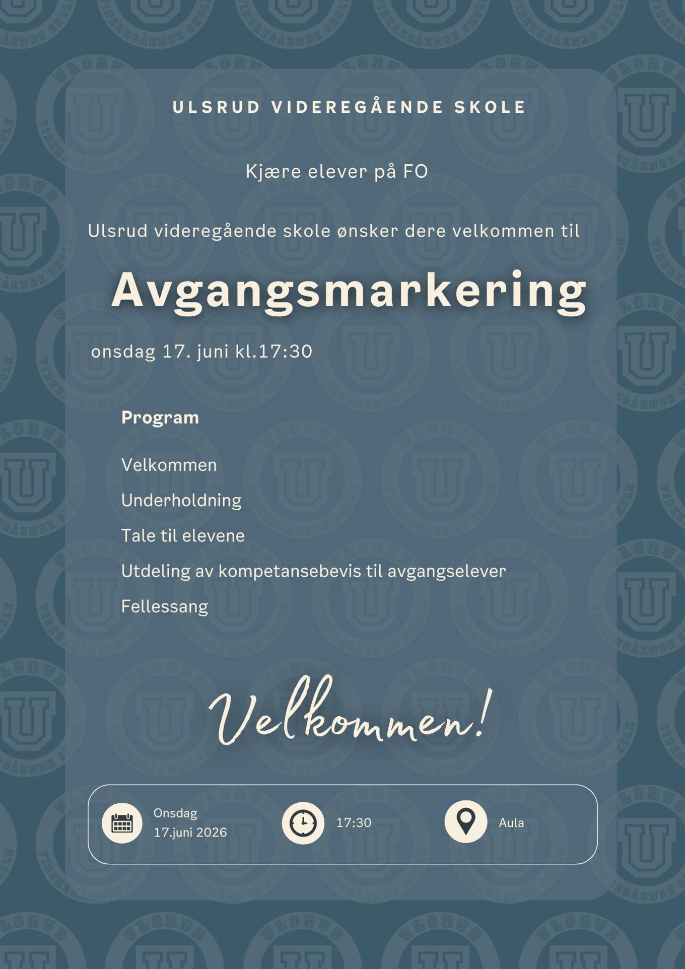 Skoleavslutningsprogram